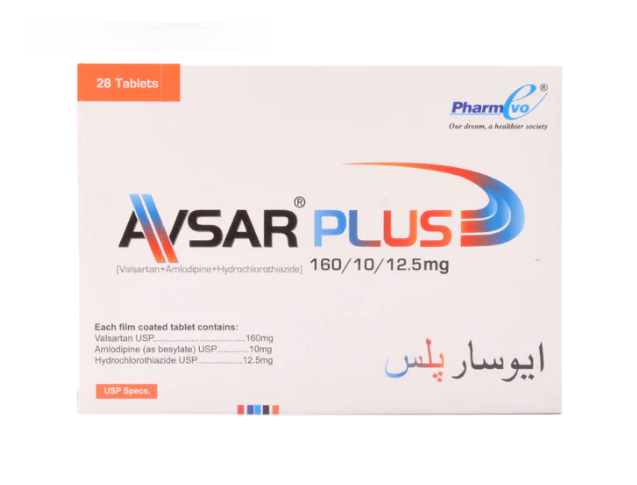 AVSAR PLUS 10/160/12.5 MG